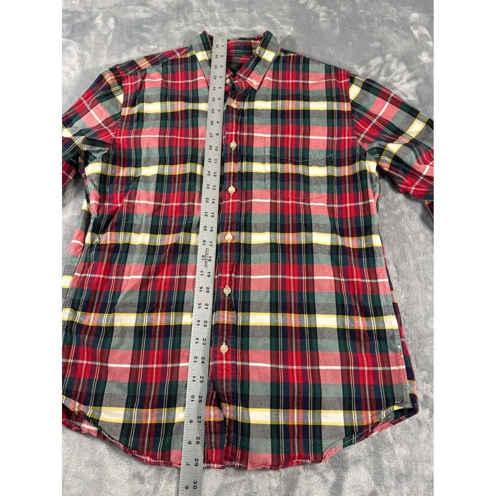 J Crew Oxford Plaid Button Down‎ Shirt